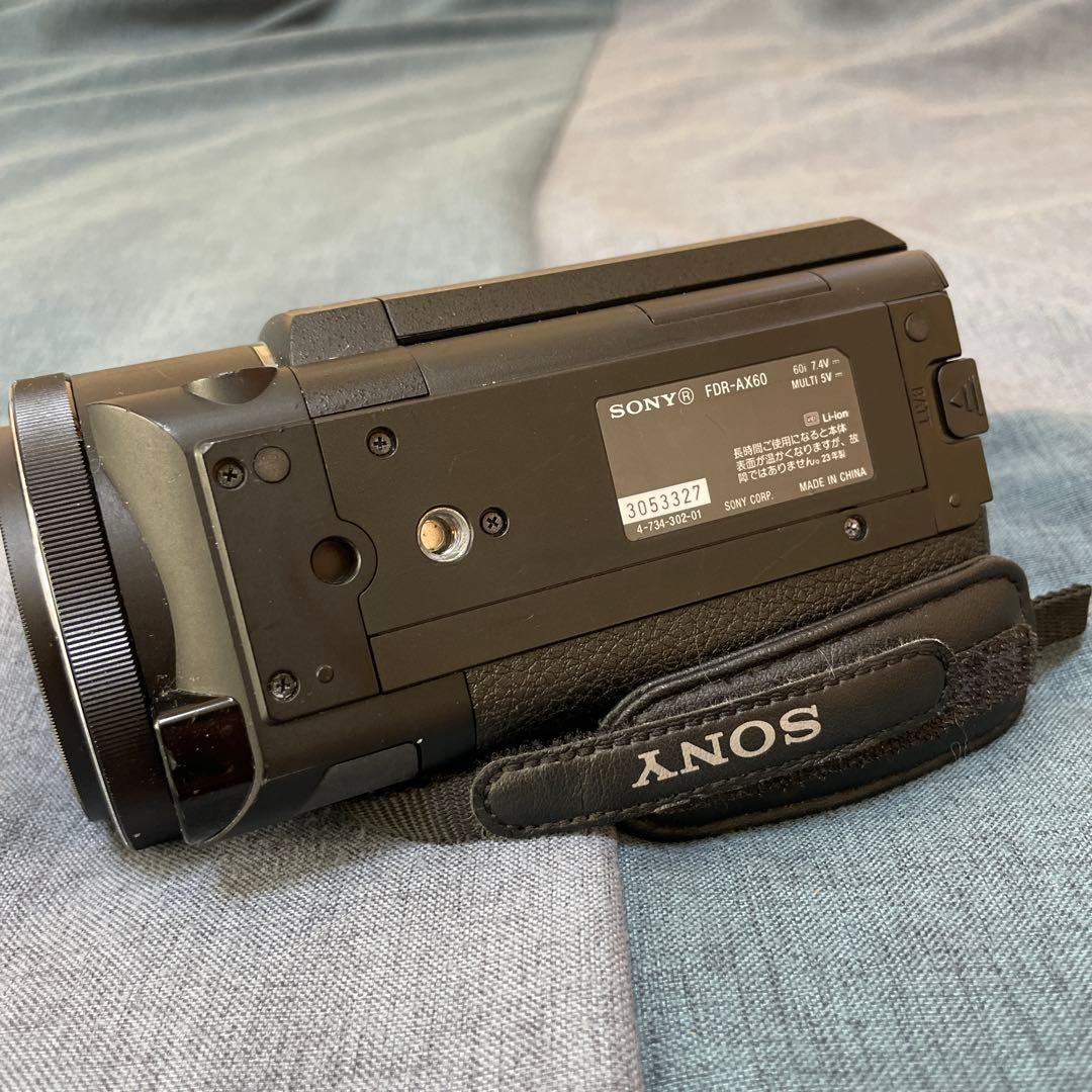 SONY FDR-AX60 レンズ保護フィルター+バッテリー2個