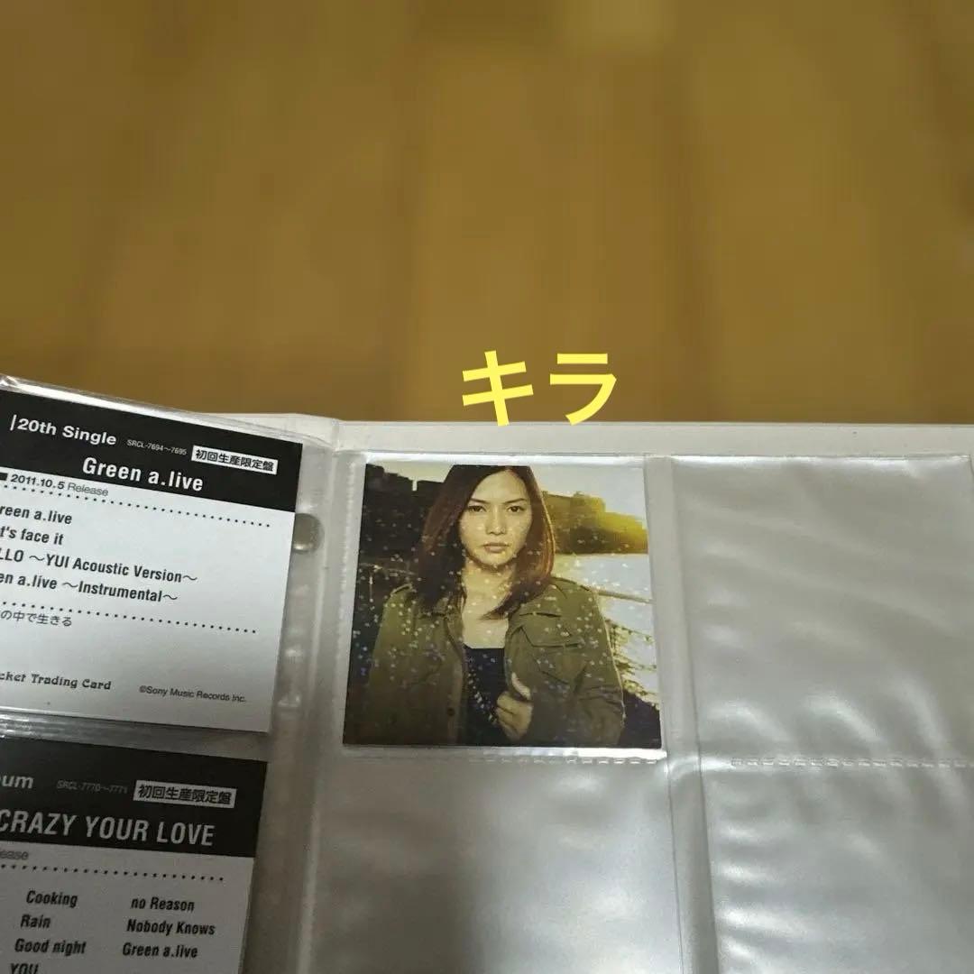 キラ有】YUI CDジャケット トレカ37枚付き