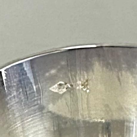 純銀】桜絵柄 盃 三ツ盃 桐箱入り 造幣局製 記念盃 皇室 菊の