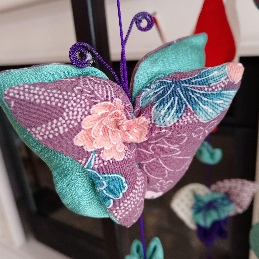 吊るし飾り　吊るし雛　ちりめん細工 　 ハンドメイド　ひな祭り 台付