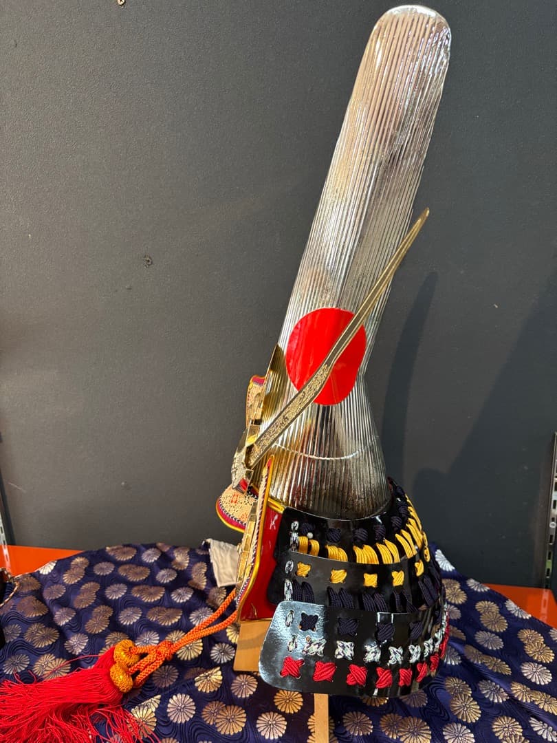 鹿皮本造り　加藤清正公　特製兜　鉄製総重量6.7キロ　傾奇者　勝ち兜