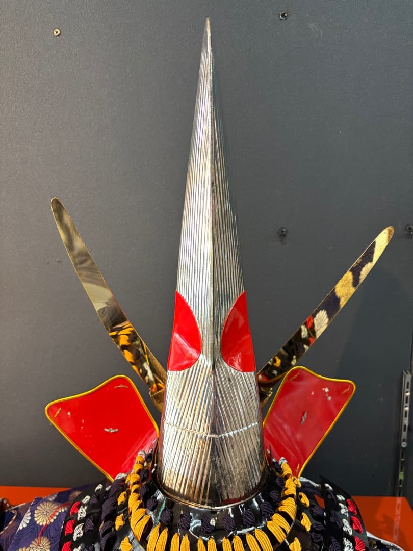 鹿皮本造り　加藤清正公　特製兜　鉄製総重量6.7キロ　傾奇者　勝ち兜