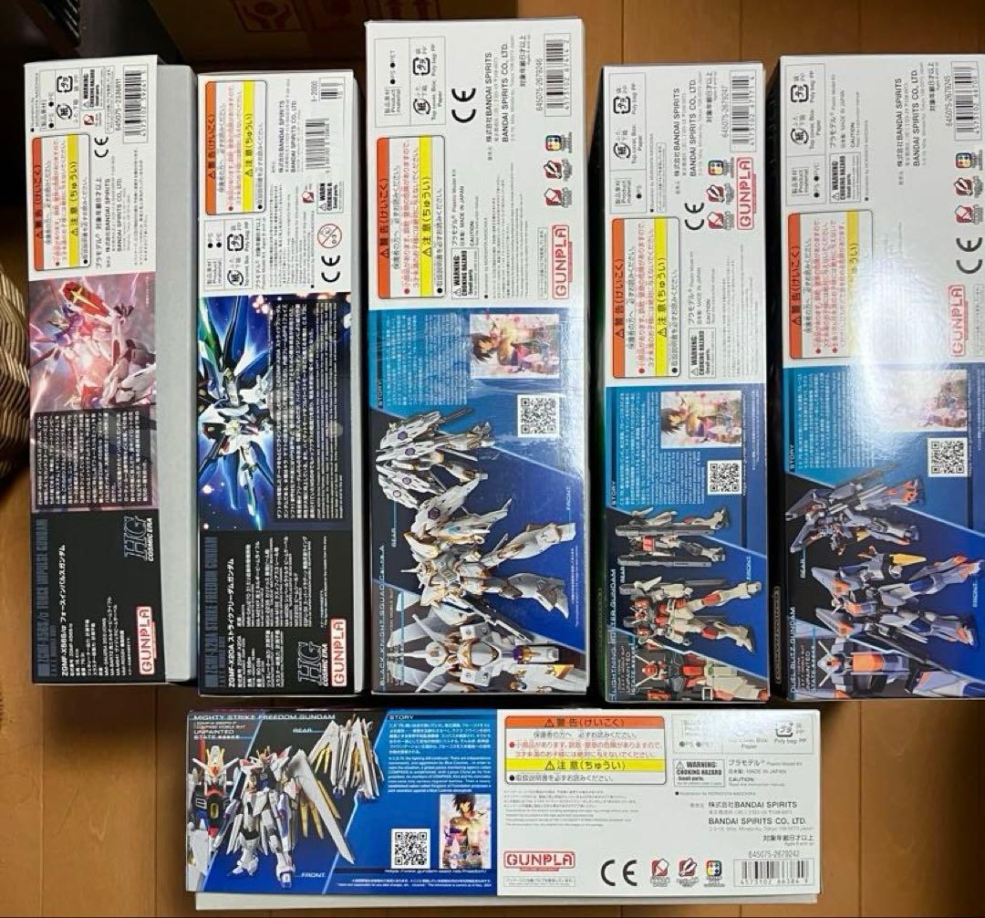 HG ガンダムseed 6個セット 未組立
