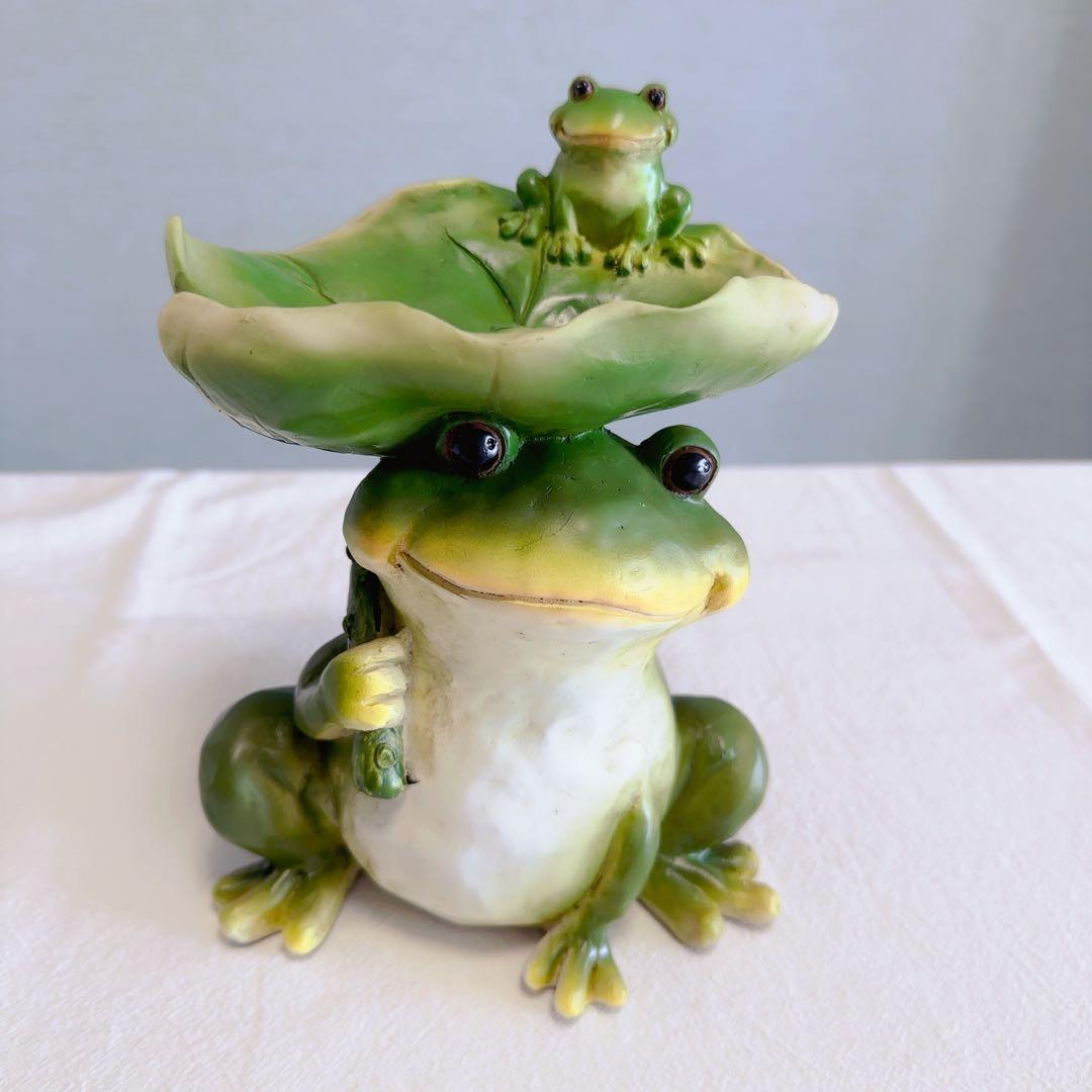 カエルさんの置き物　5点セット