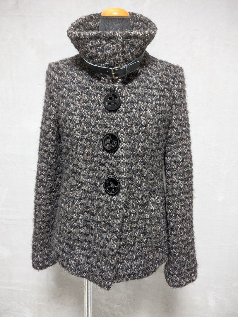 美品 Max&Co 2wayツイードコート アルパカ モヘヤ サイズ 38 - メルカリ