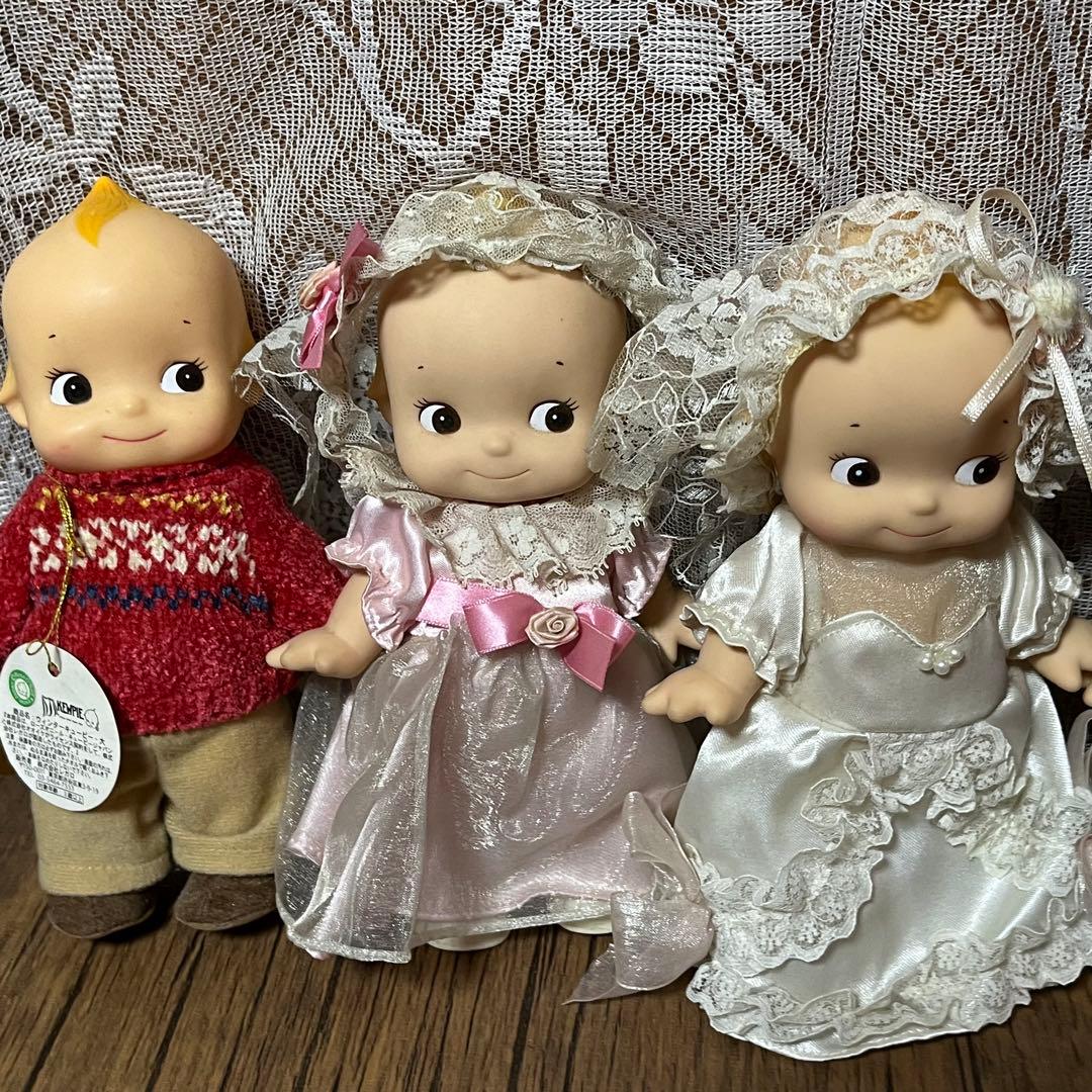 キューピー 着ぐるみ人形 6種セット　小学生、ウエディング、ニット、クワガタ