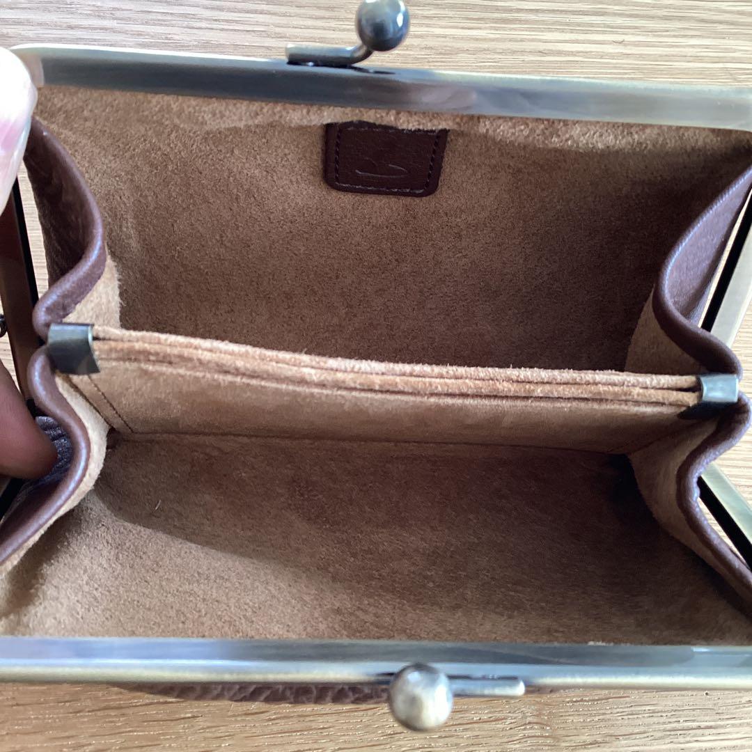 新品‼️ 美品‼️ 土屋鞄製造所　ブラウンレザー　がま口ケース