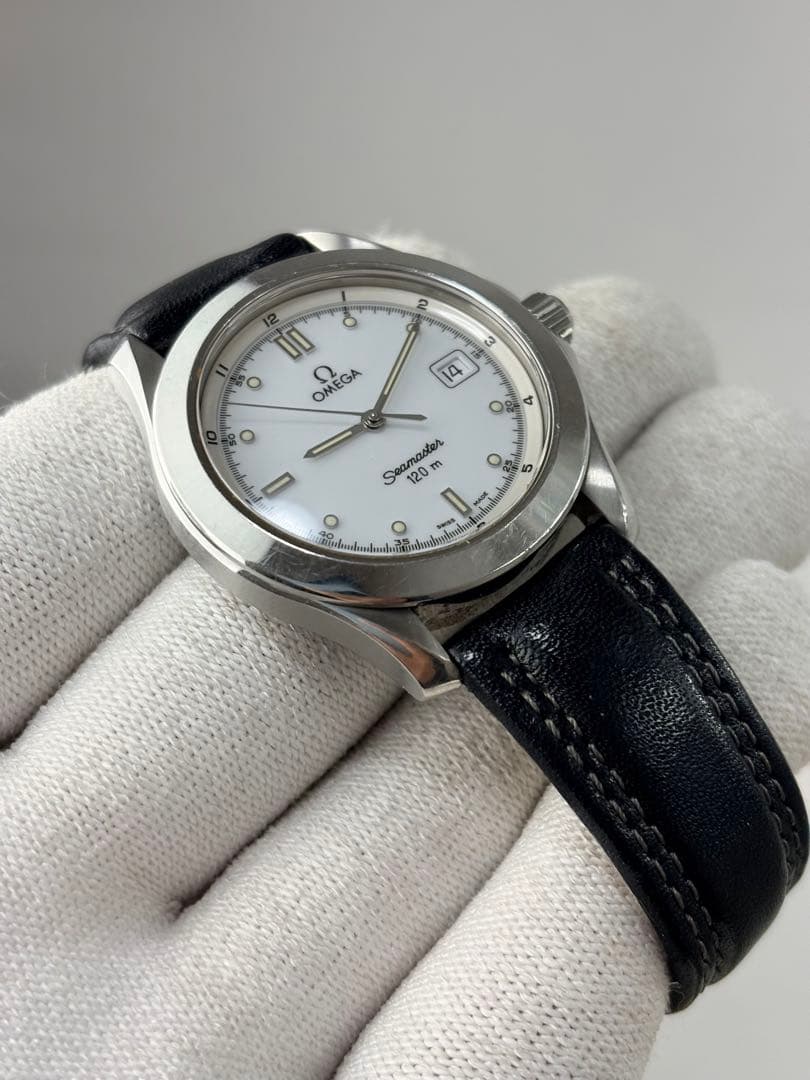 オメガ シーマスター120m Ref.396.1501 クォーツ メンズ純正尾錠