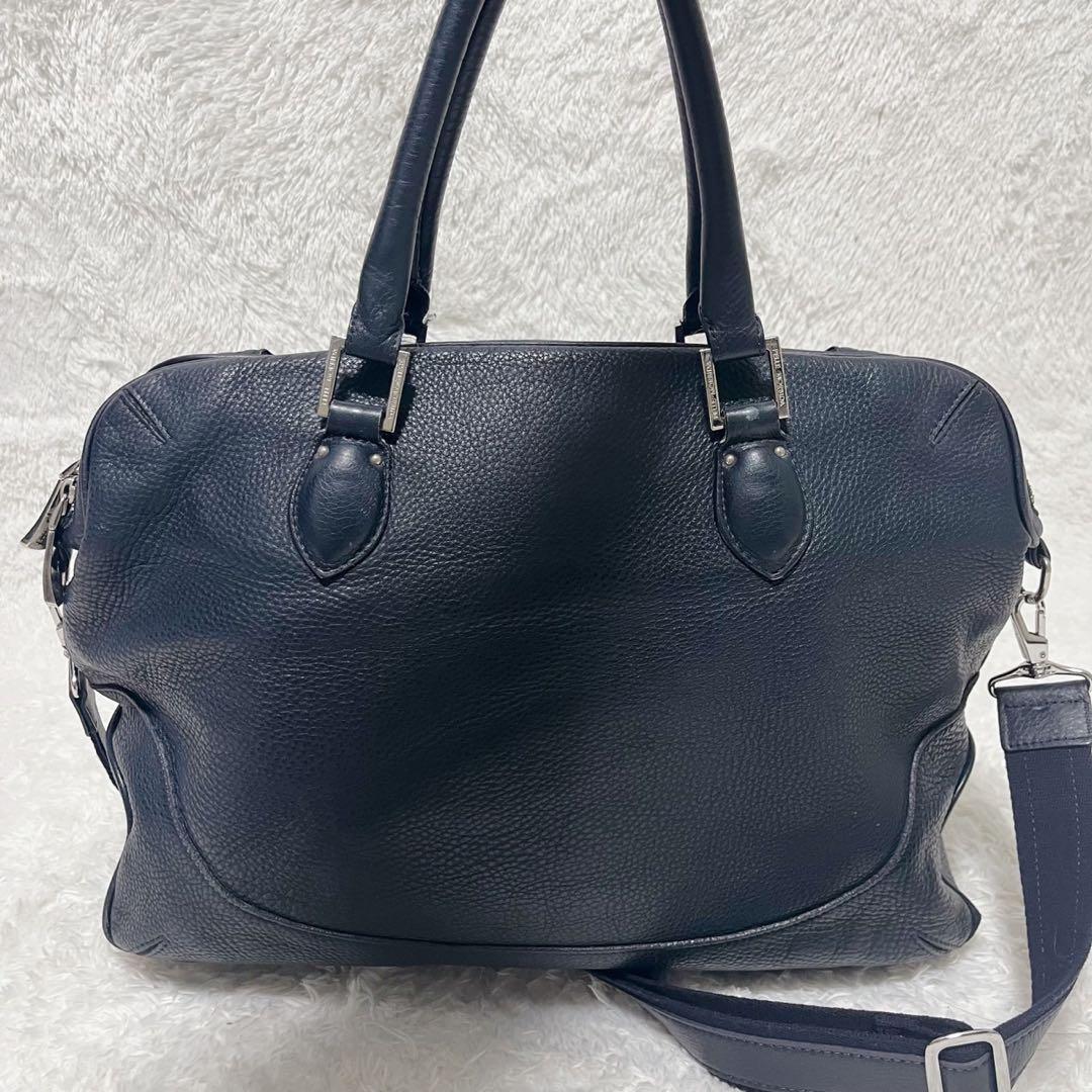 ペッレモルビダ メイデンボヤージュ 2室 2WAY ビジネスバッグ 紺A4