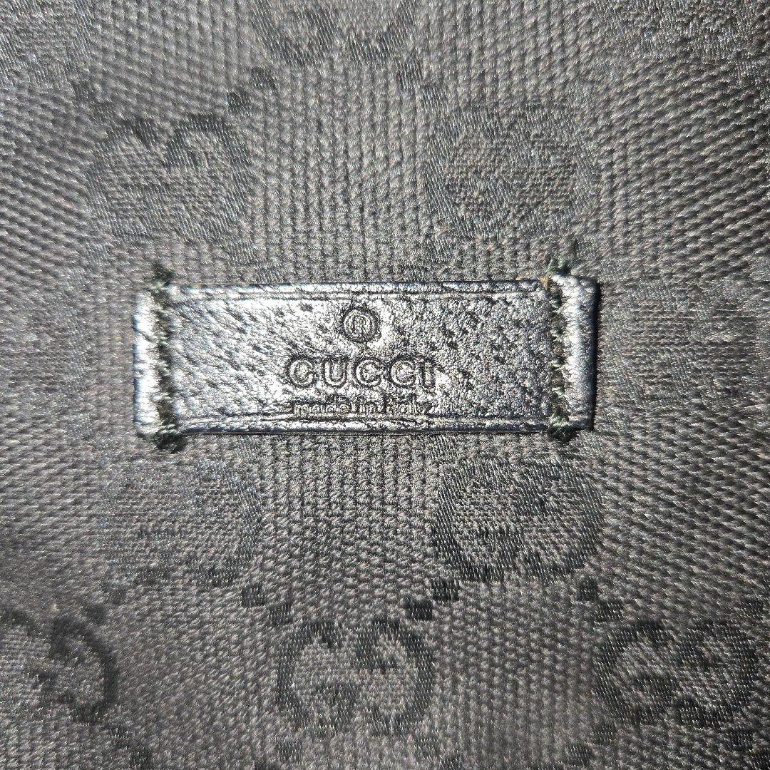 GUCCI 黒 ショルダーバッグ キャンバス