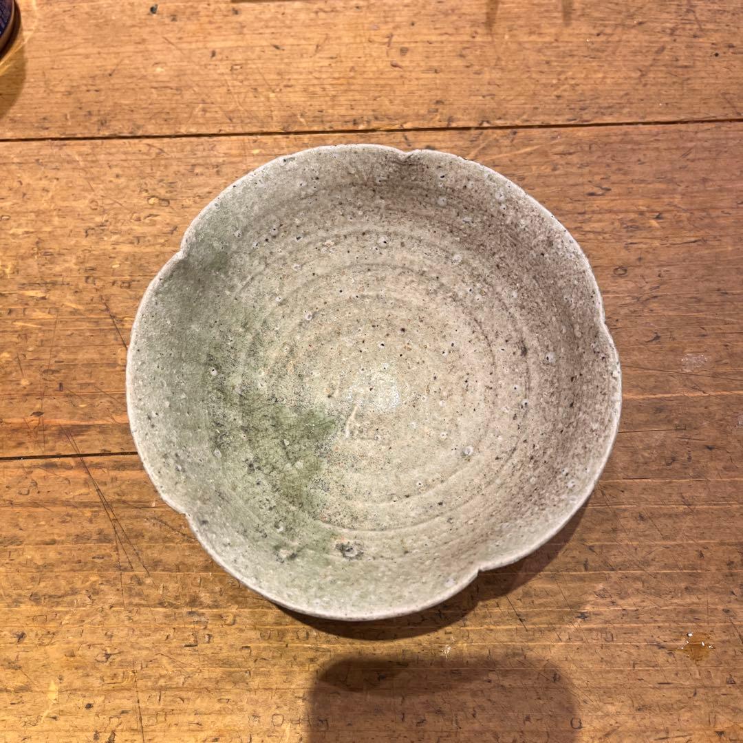 辻村唯 自然釉輪花茶碗 美術品・アンティーク・コレクション