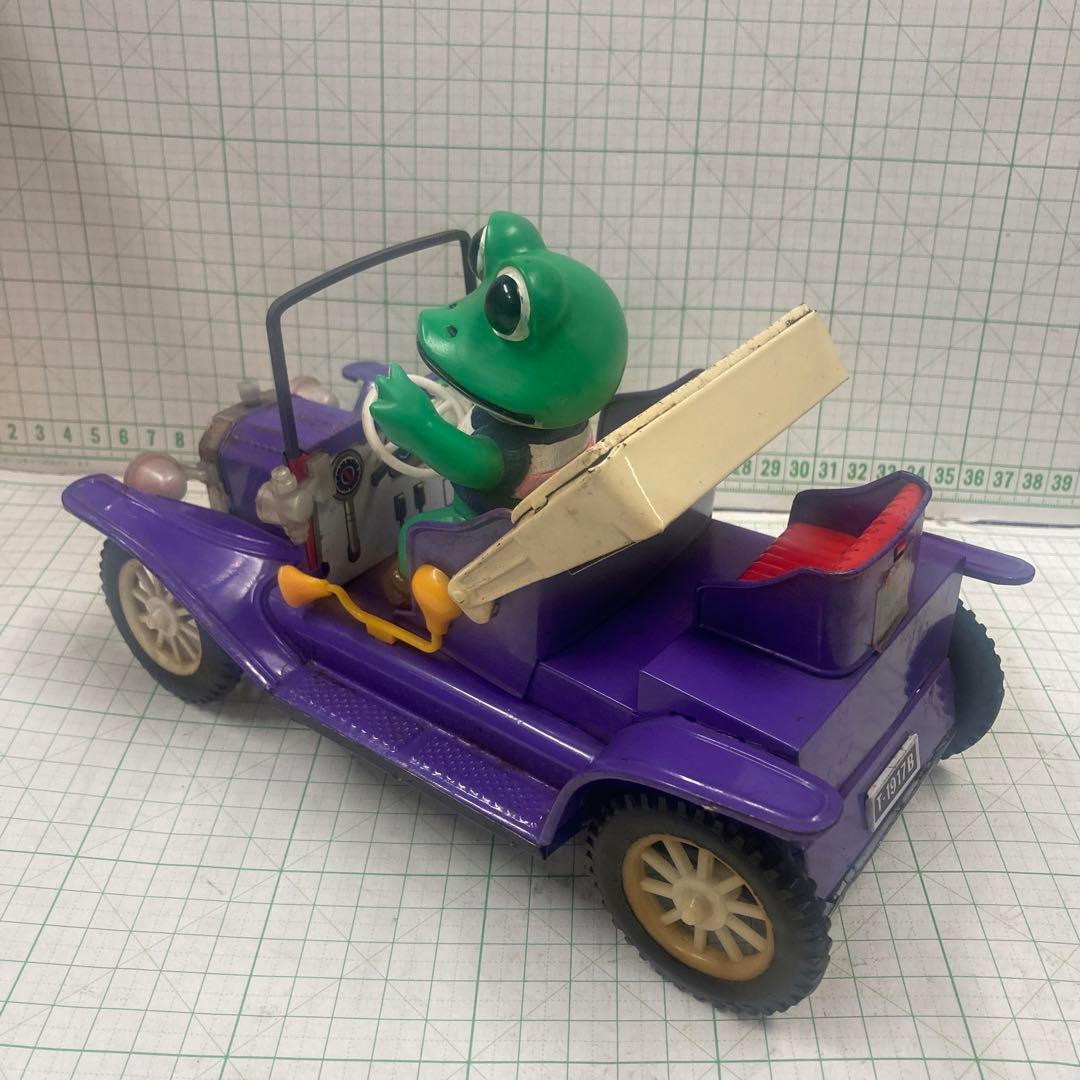 野村トーイ製ケロヨン自動車 No.1ブリキ玩具1968年頃に発売フリクション動力