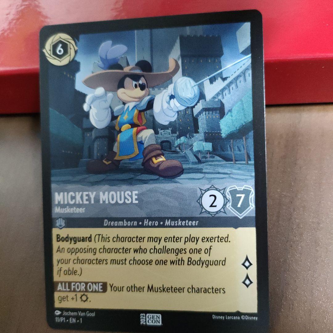 lorcana ロルカナ ミッキーマウス gencon 2023 プロモ