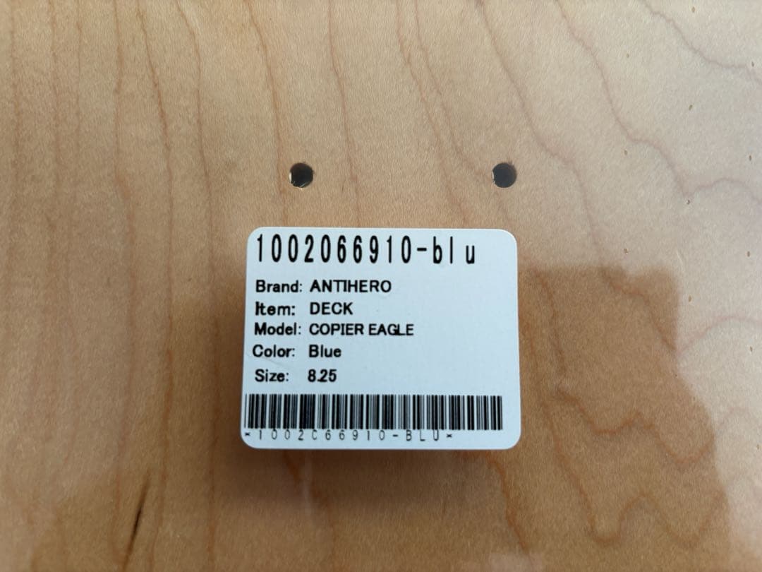 ANTI HERO COPPER EAGLE 8.25 デッキテープセット