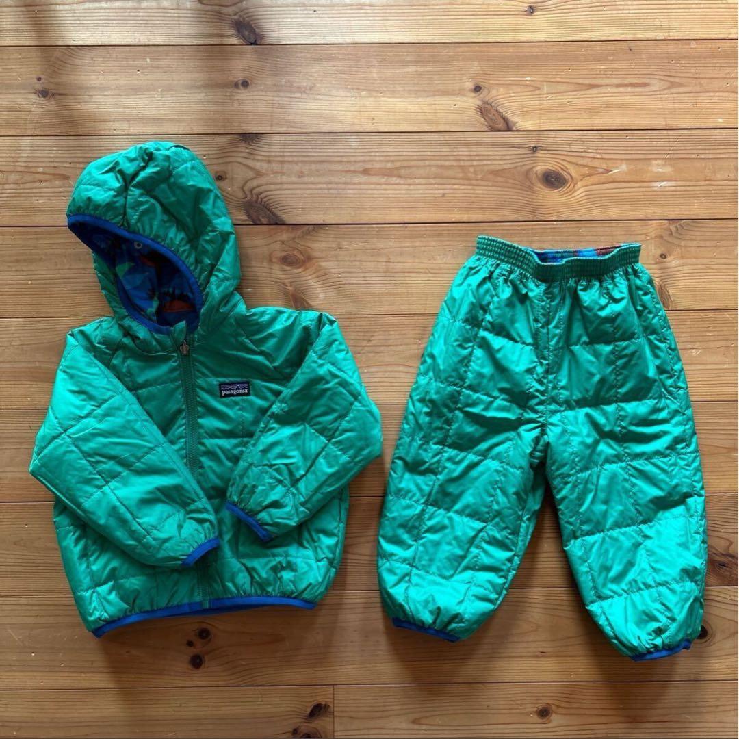パタゴニア　キッズ　ベビー　上下セット　ダウン　2T 18M Patagonia