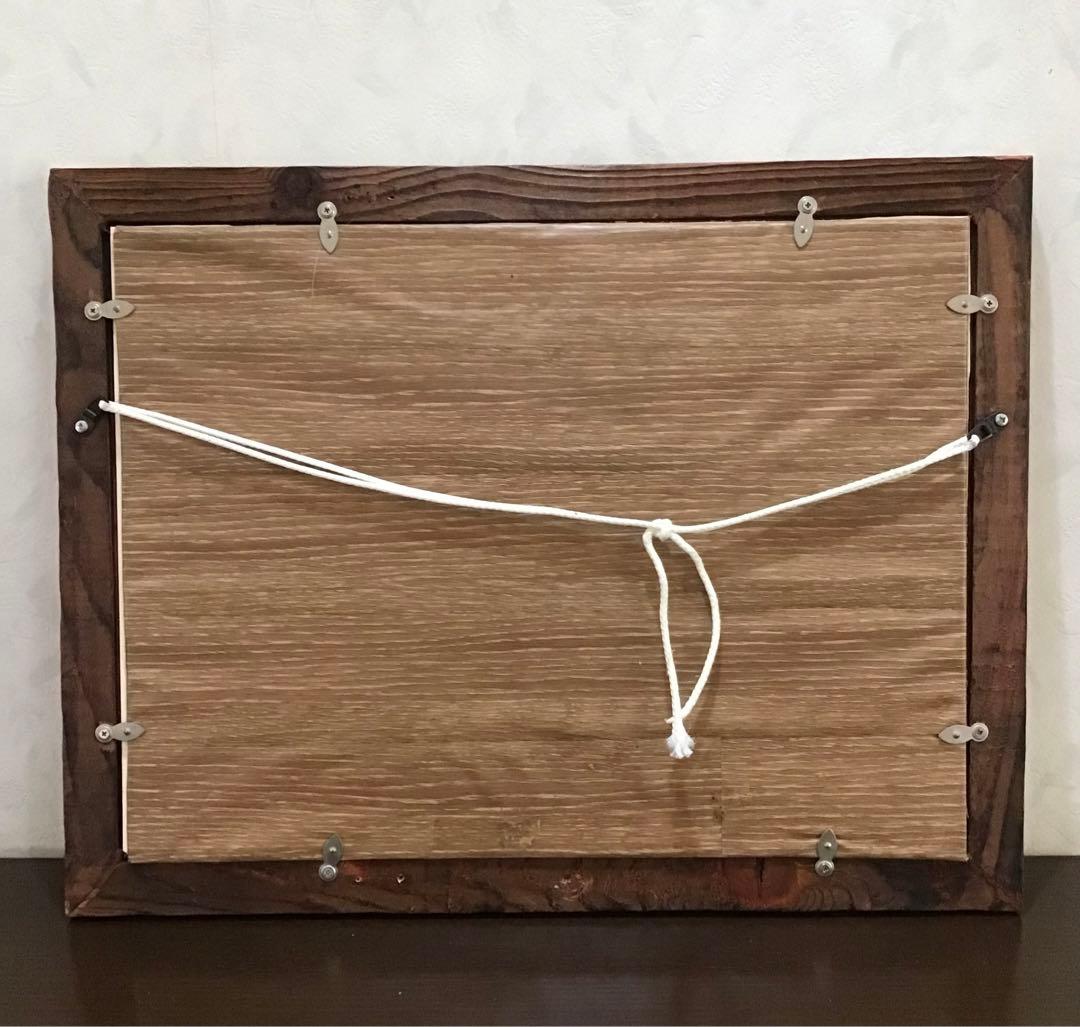 銅板画 銅板アート 銅板花 花束 木製フレーム付き アート コレクション