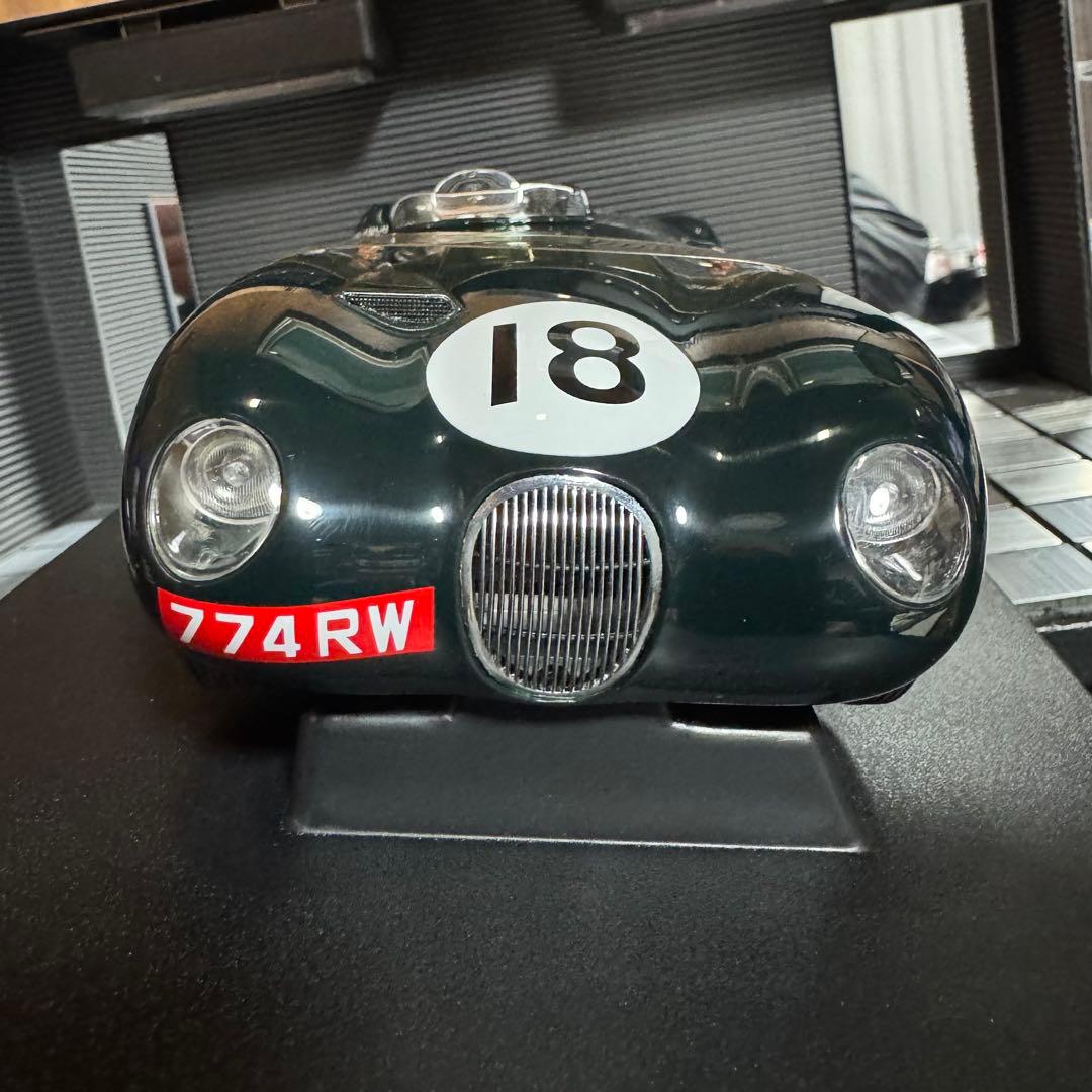 絶版 未展示品 オートアート 1/18 ジャガー Cタイプ レーシンググリーン