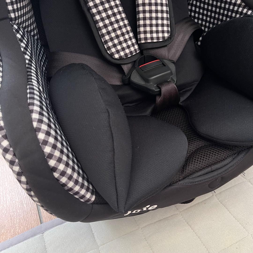 丸洗い済！新生児OK　ジョイー　チルト　紺ギンガムチェック　幌付