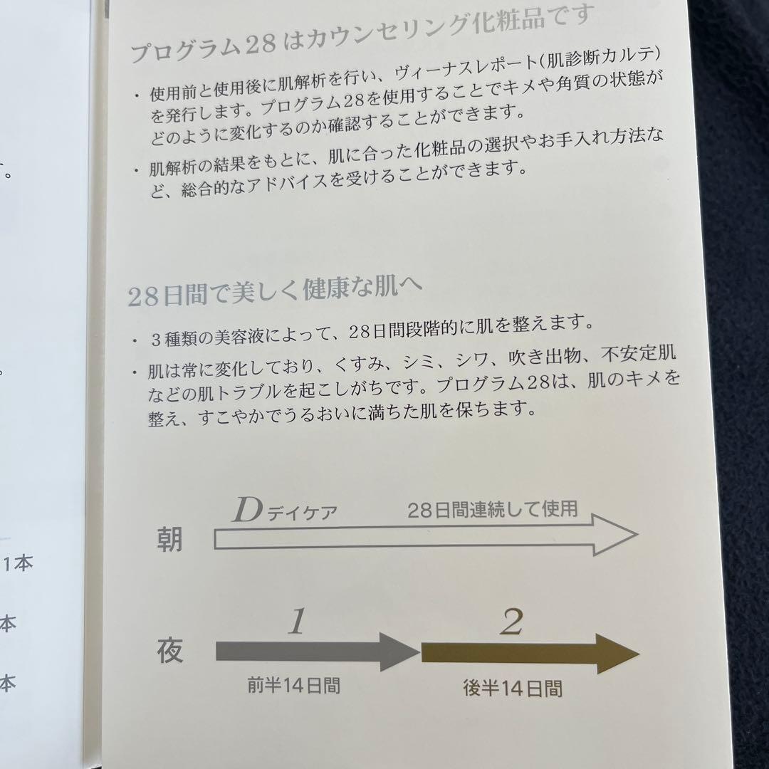 【新品未使用】【50%オフ】PROGRAM28（美容液）