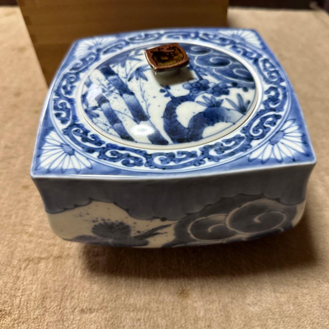 福泉窯 水指型蓋物 有田焼