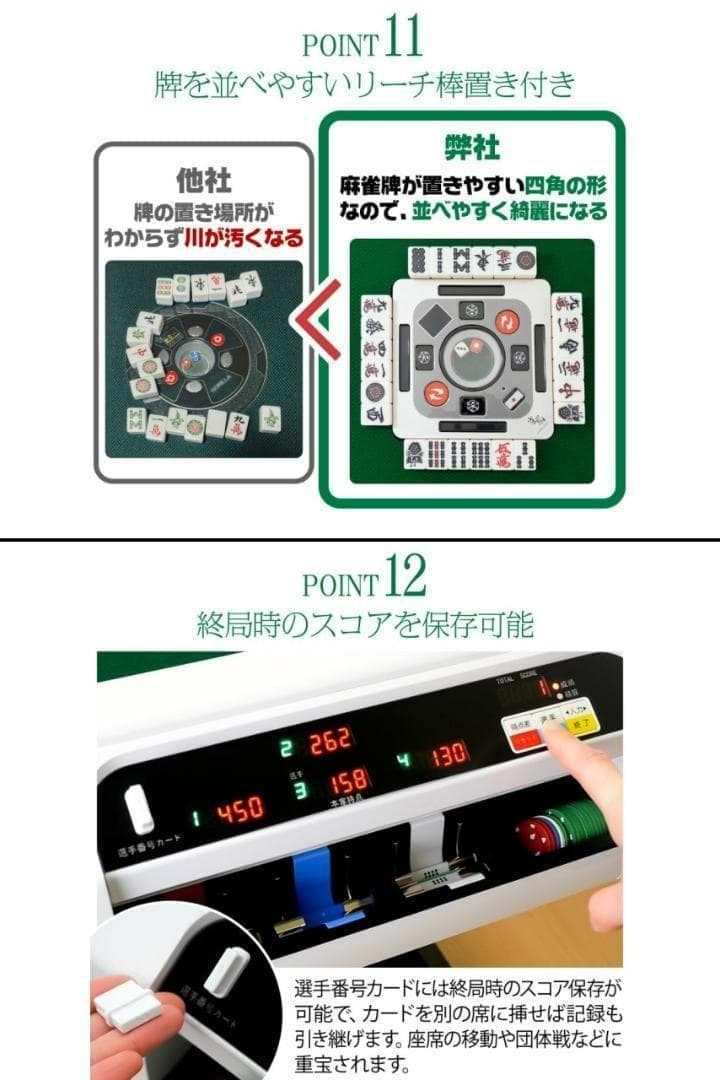 全自動 麻雀卓 点数表示 麻雀台 ガラス脚 折りたたみ 家庭用（マッドブラック）