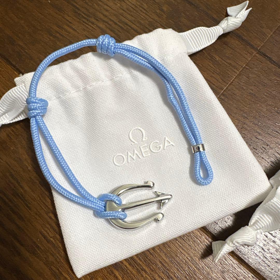 OMEGAブレスレット コード ステンレススティール　２個