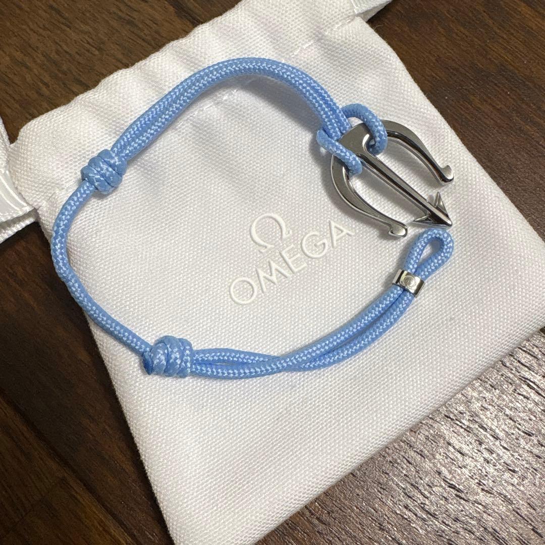 OMEGAブレスレット コード ステンレススティール　２個