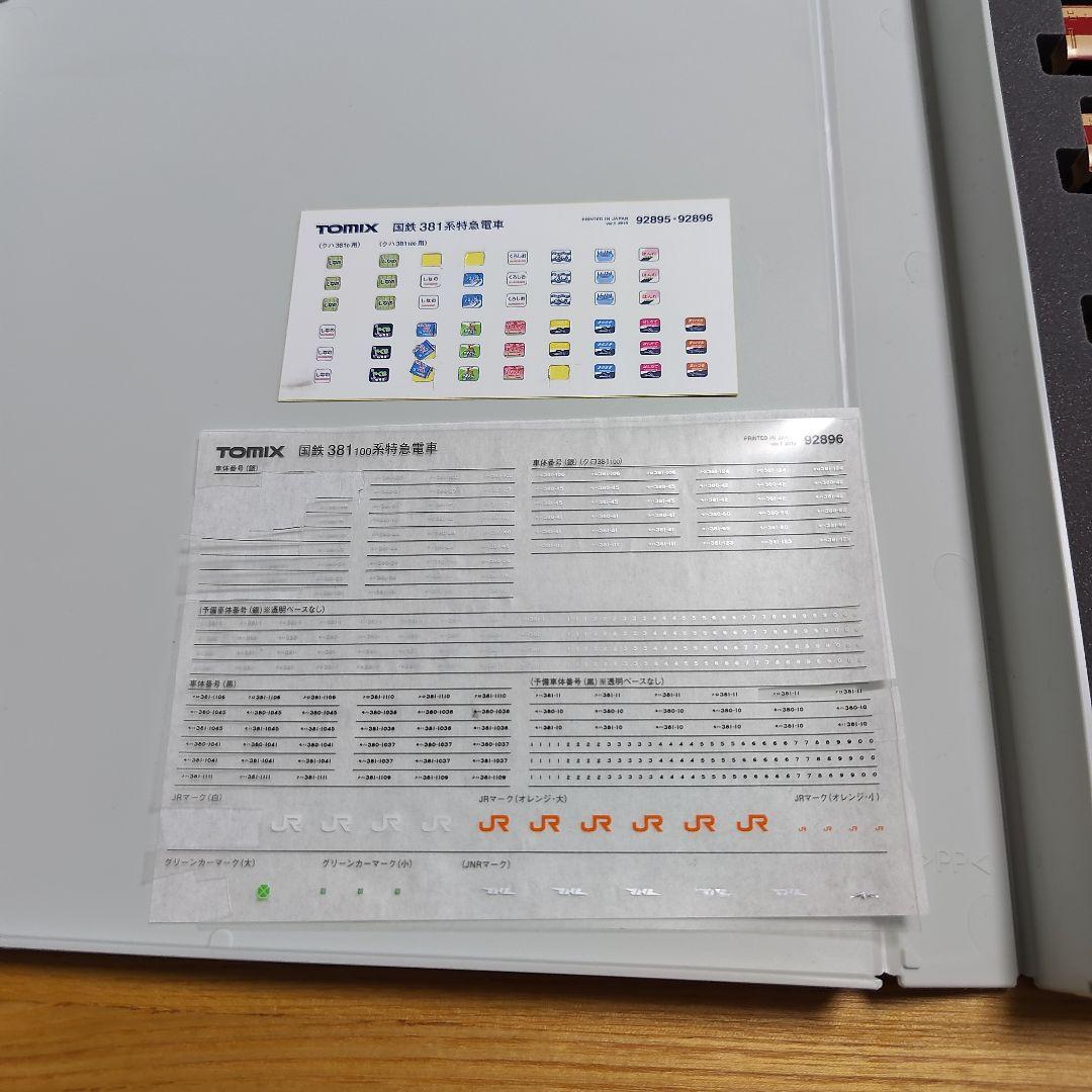 TOMIX 381系 基本セット Nゲージ