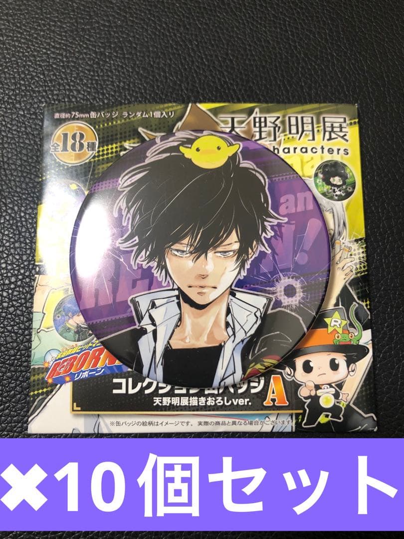 天野明展 家庭教師ヒットマンREBORN リボーン コレクション 缶バッジ