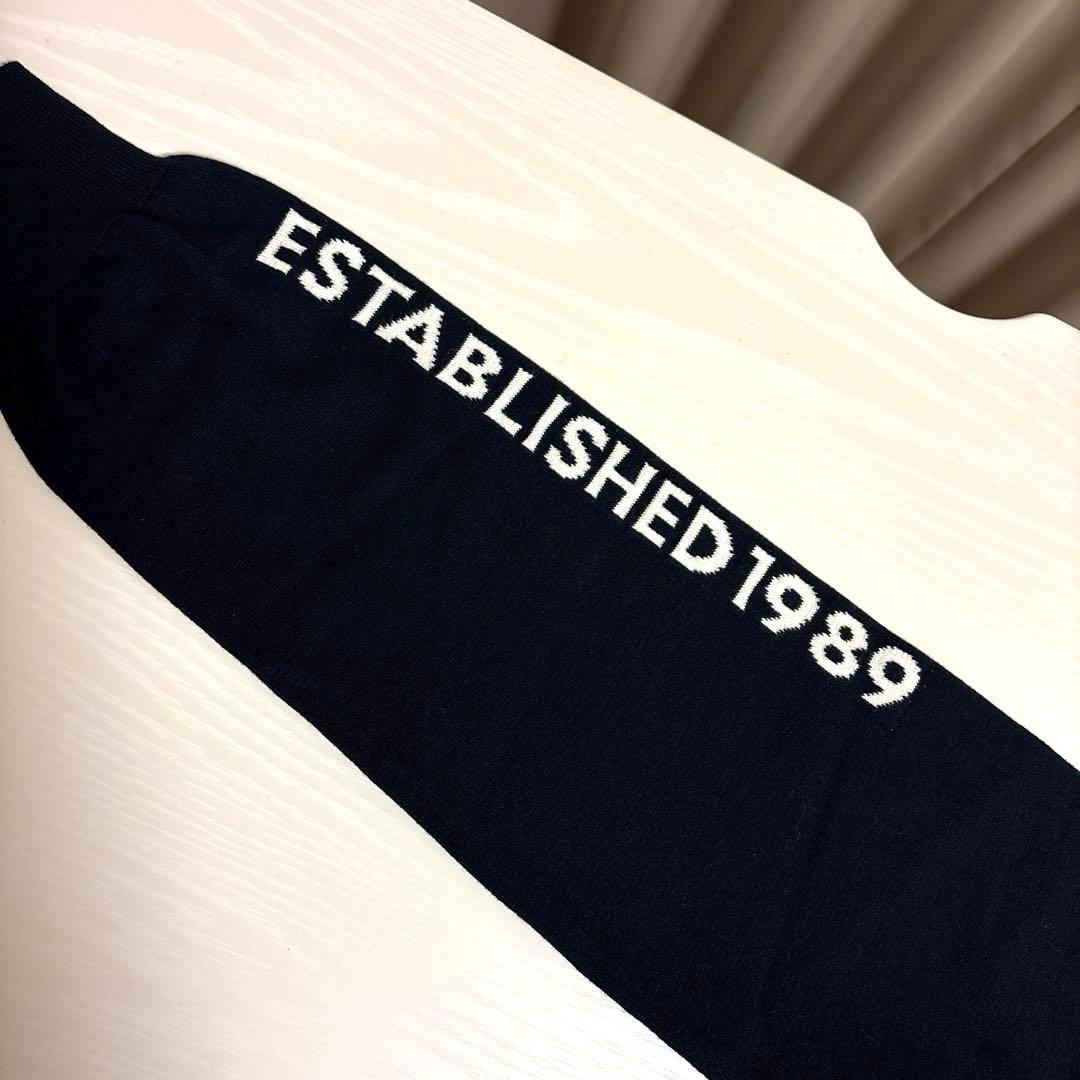 パーリーゲイツ☆新品 カシミヤタッチコットン コラーゲン加工タートルネックニット