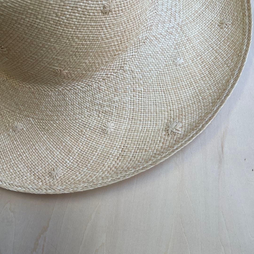 帽子材料　エクアドル産パナマ帽体　キャペリン