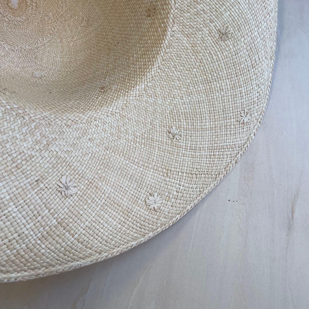 帽子材料　エクアドル産パナマ帽体　キャペリン