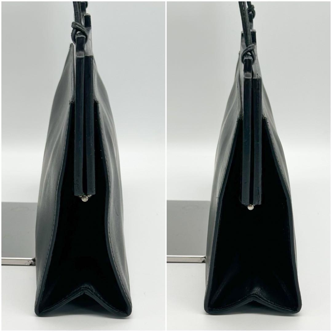 グッチ レザー ショルダーバッグ ハンドバッグ ブラック