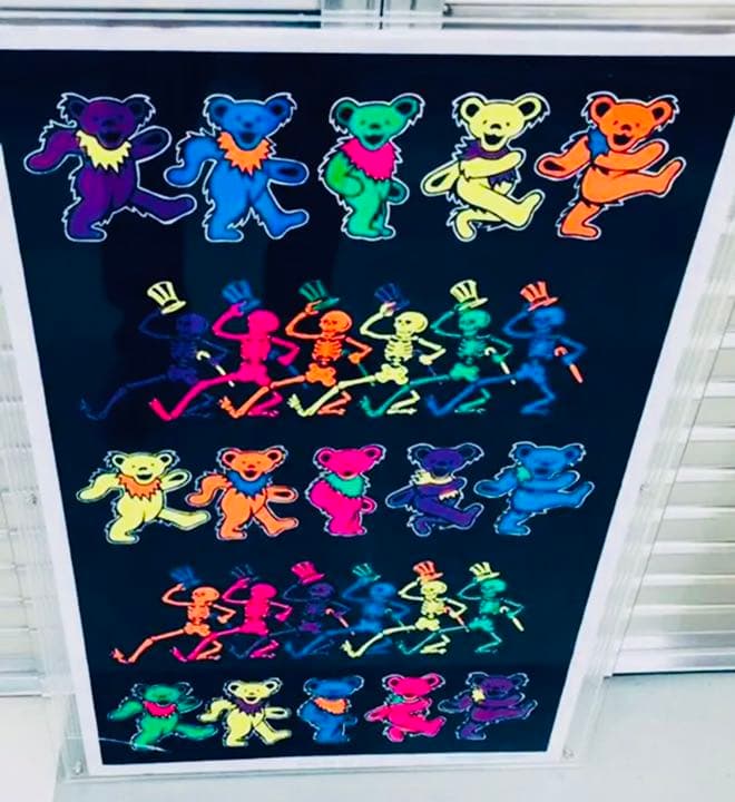 ♠︎グレートフルデッド♠︎90s ♠︎ビンテージ♠︎蛍光ブラック・ライト♠︎デッドヘッズ