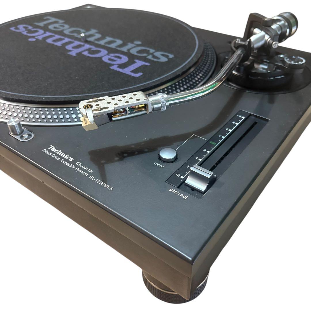 美品 Technics SL-1200 MK5 ブラック ターンテーブル - メルカリ