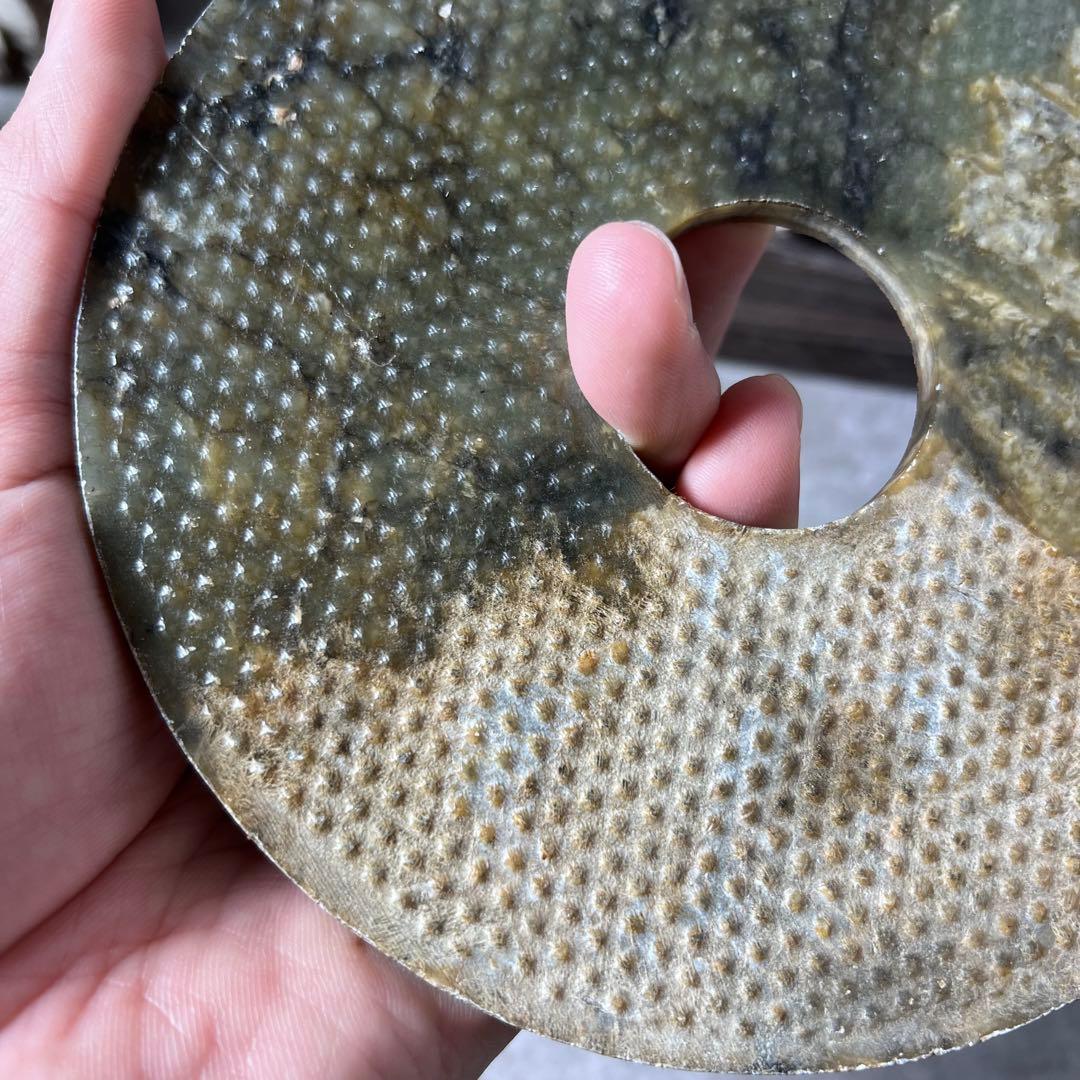 中国古玩】玉璧 16cm 玉壁 古玉 玉石
