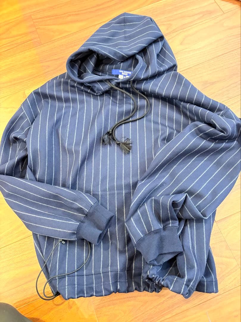 ジュンヤワタナベマン ウール天竺ストライプ セットアップ サイズM