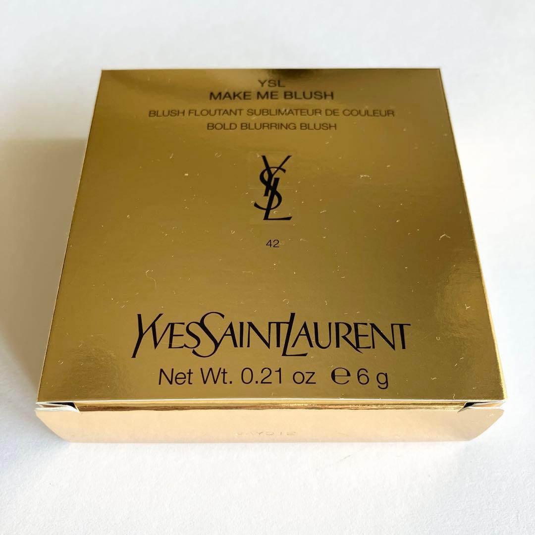 YSL メイクミーブラッシュ パウダー 42 ベビードールピンク