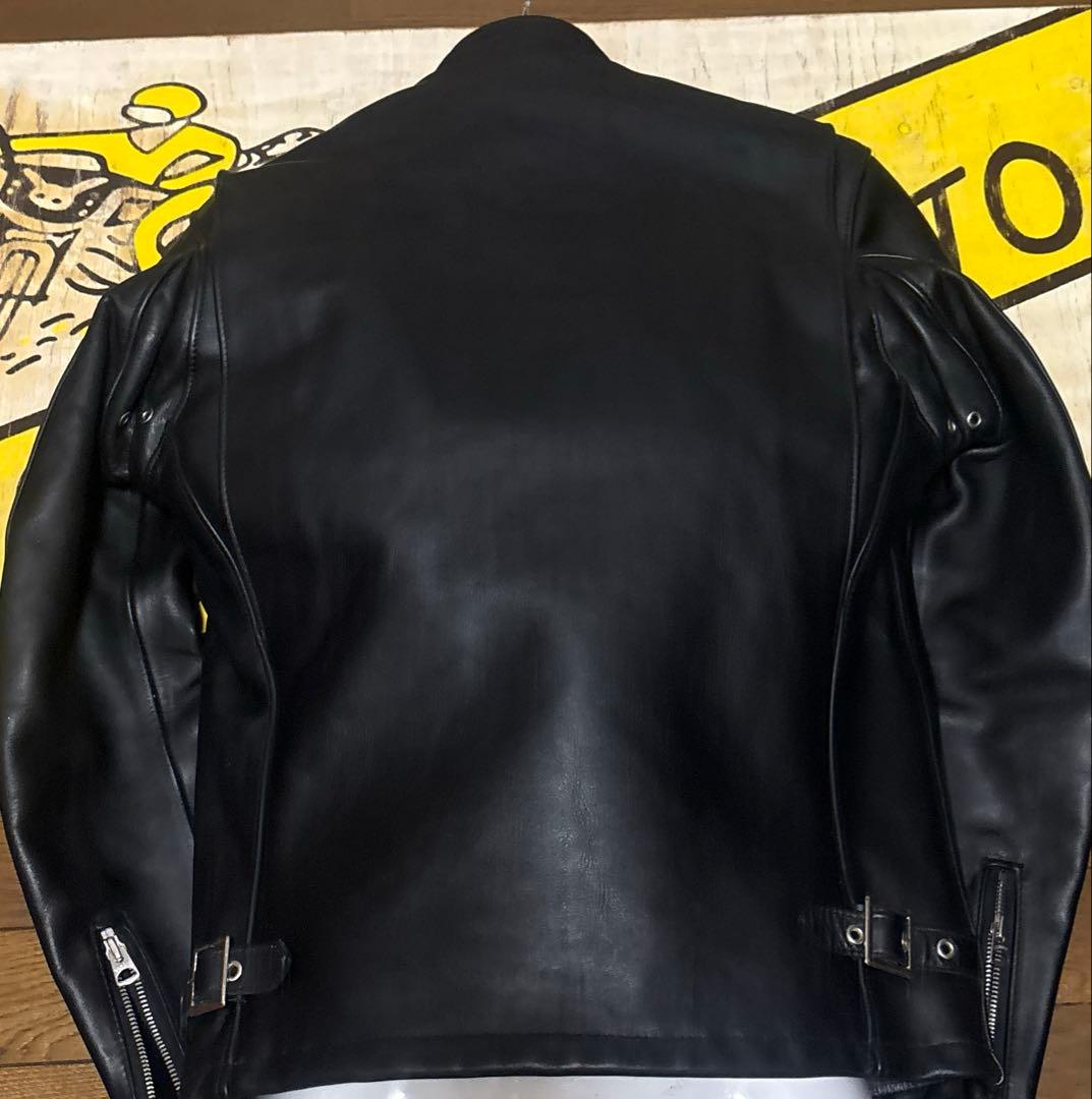 超美品‼️新型schott641 34インチ シングルライダース インナーボア付