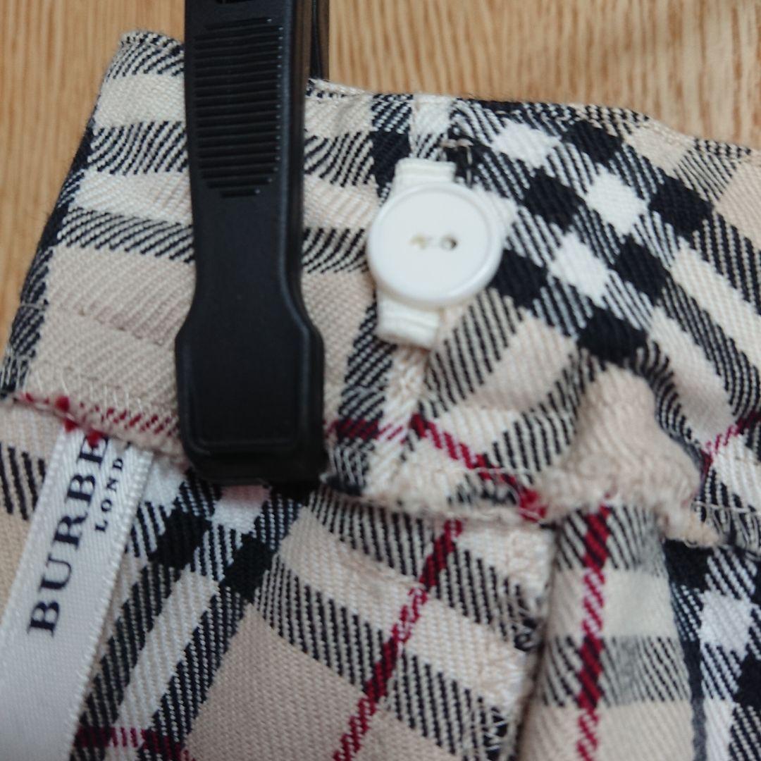 【新品未使用】BURBERRY/バーバリー ノバチェックミニスカート160Ａ