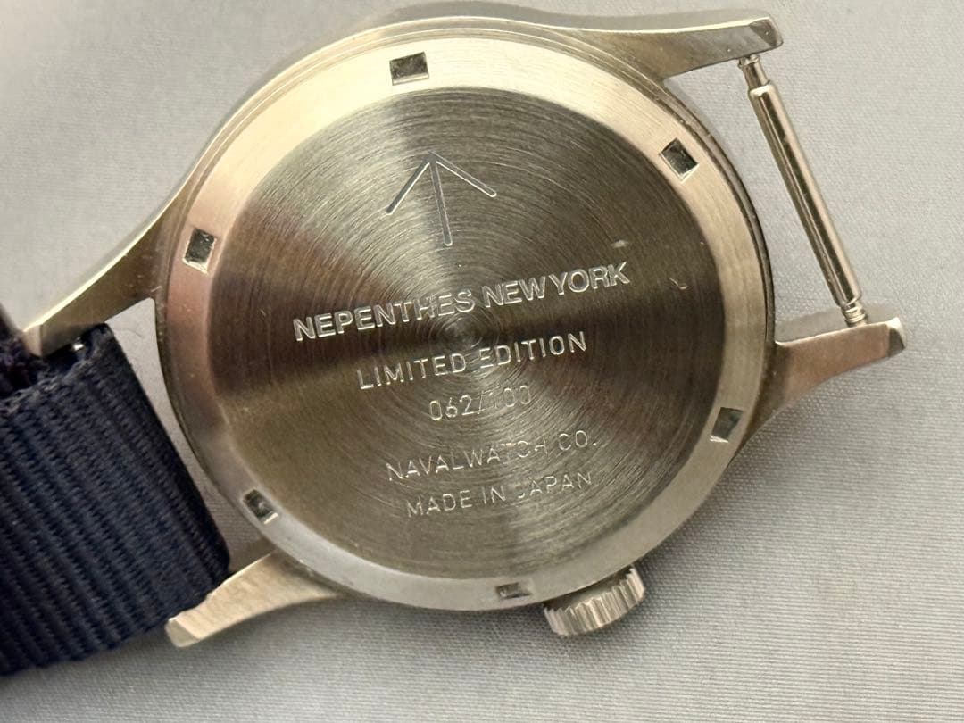 NAVAL MILITARY WATCH ネペンテスNew York 限定（青）