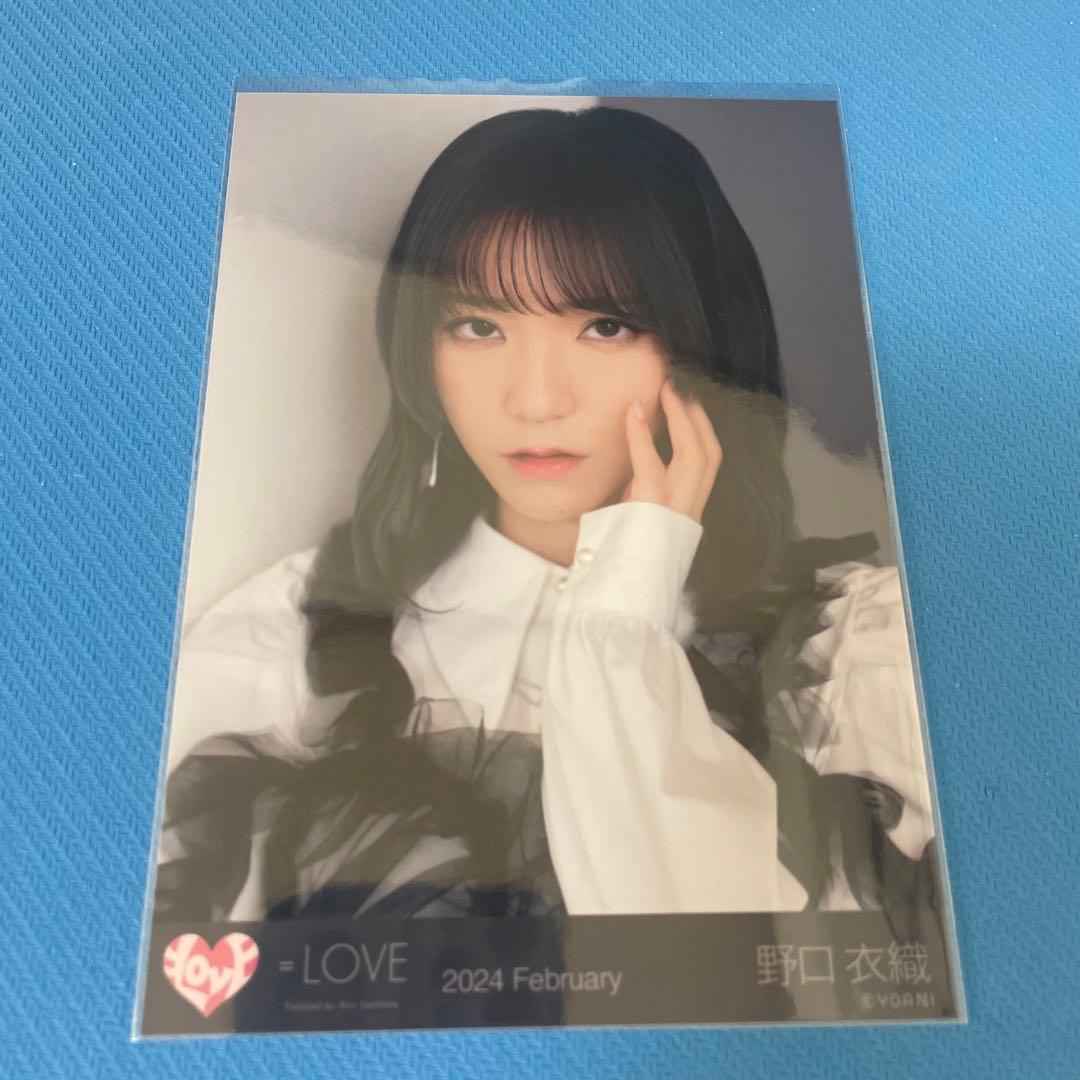 LOVE イコラブ 野口衣織 狂想カタストロフィ 直筆生写真 M1