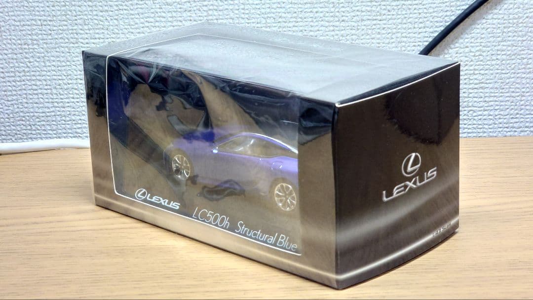 京商 LEXUS LC500h Structural Blue 1/43