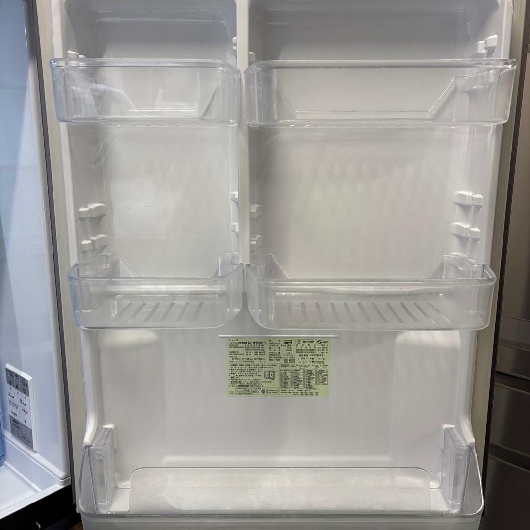 ★976　冷蔵庫　シャープ　大型　400-500ℓ　両開き　安い　綺麗　設置無料