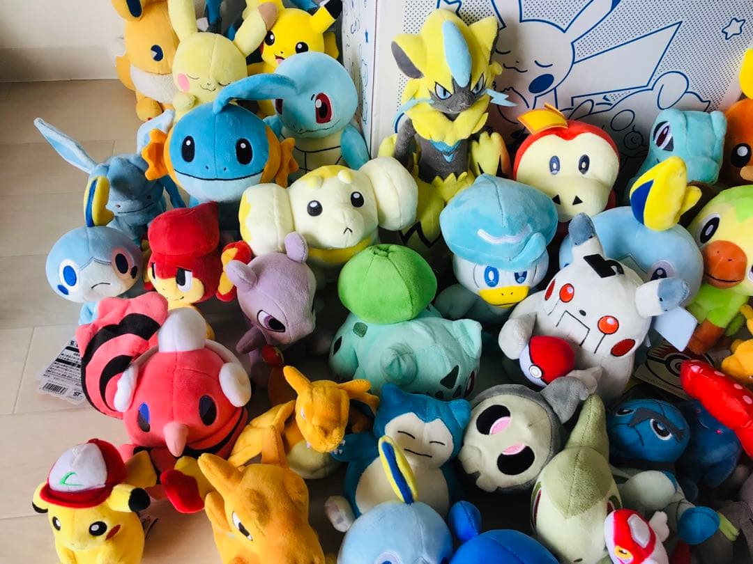 全てポケモンセンター 全70体 ぬいぐるみ まとめ売り 美品 - メルカリ