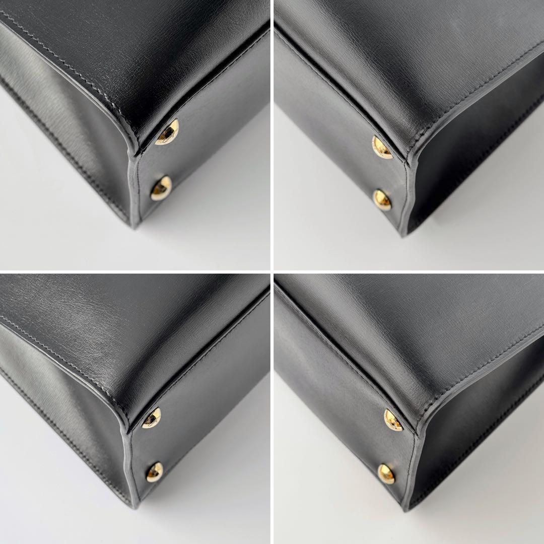 フェラガモ ヴァラ ハンドバッグ チェーンショルダーバッグ 2way ブラック