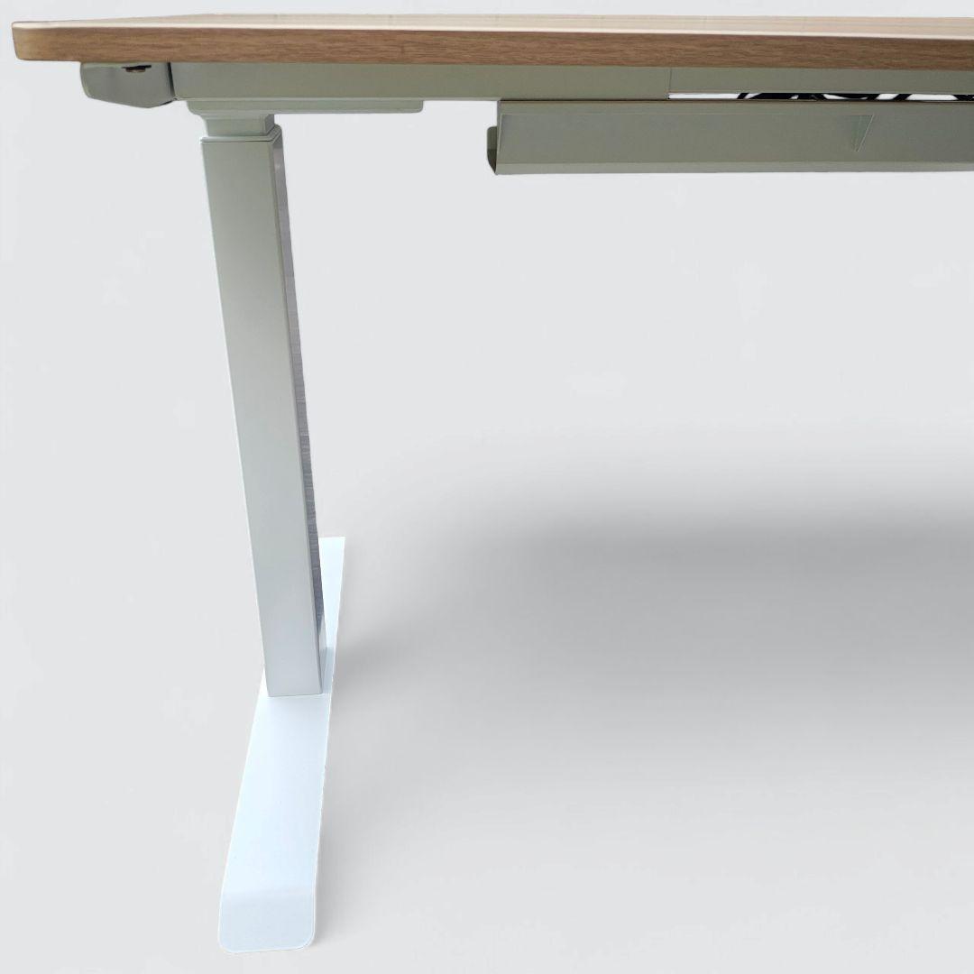※脚のみ 山善 電動昇降デスク ELD-1270 ウッドナチュラル ホワイト