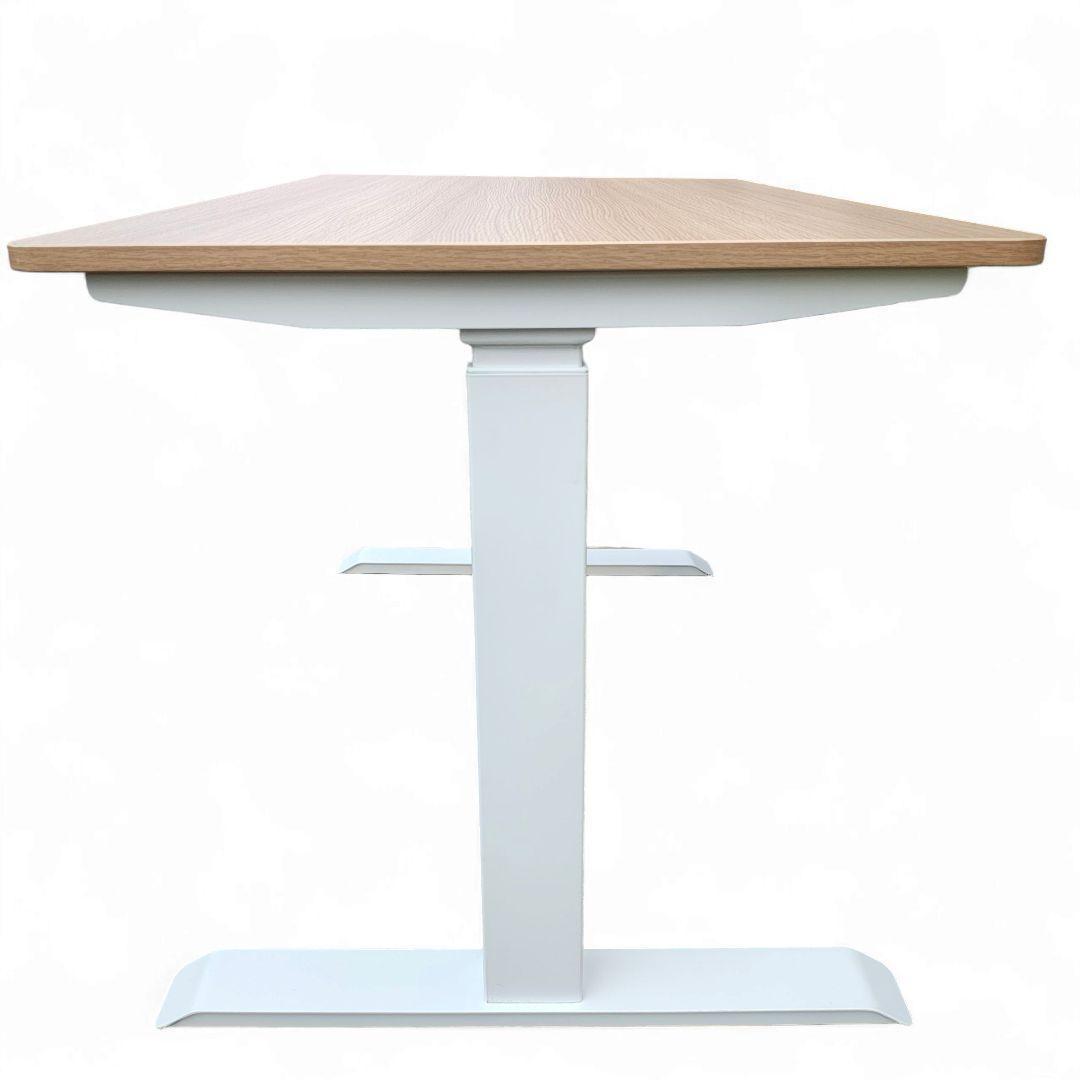 ※脚のみ 山善 電動昇降デスク ELD-1270 ウッドナチュラル ホワイト