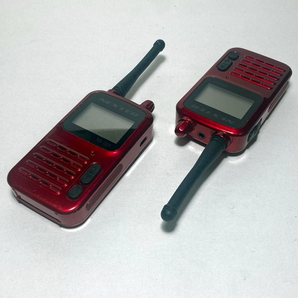 F.R.C NEXTEC 特定小電力トランシーバー NX-20X 2台セット - メルカリ