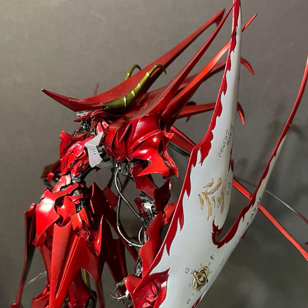 海洋堂ガレージキット　FSS \"超\"騎士団機 ［焔星］1／100 塗装完成品